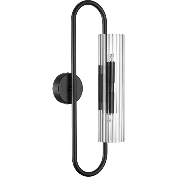 LUMION TORONTO 6561/2W SUSPENTIONI LN24 G9 2*20W 220V черный/прозрачный/металл/стекло