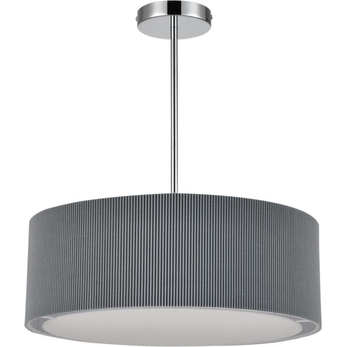 Люстра подвесная LUMION ZIGRISA 8111/5 MODERNI LN25 E14 5*40W 220V хром/серый, металл/текстиль