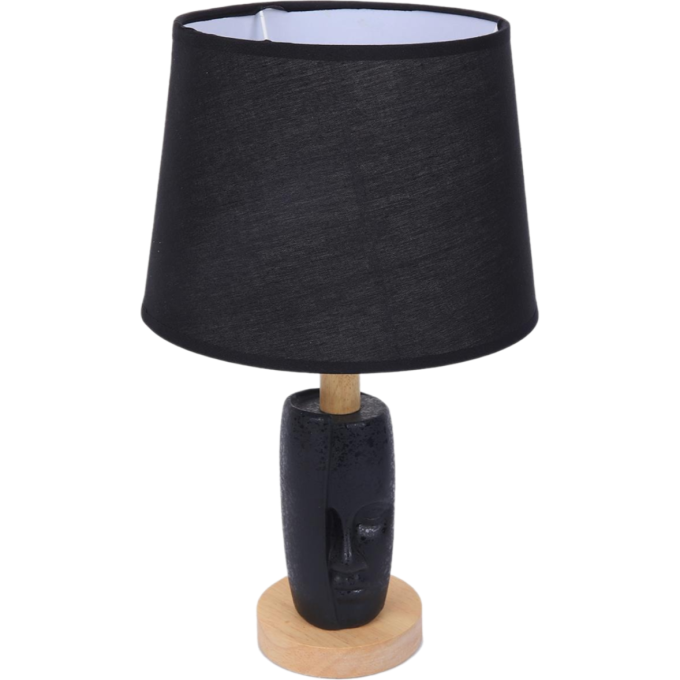 Настольная лампа LUMION VISIONA 8209/1T CLASSI LN25 Е27 1*60W 220V черный, керамика/текстиль